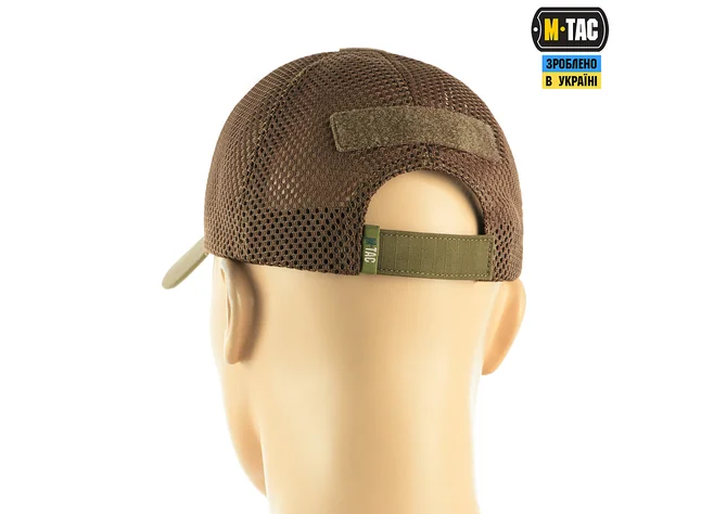 Бейсболка M-Tac тактична з сіткою Elite Flex Dark Olive Фото 3